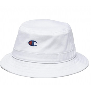 Champion Men's Twill Bucket Hat- White